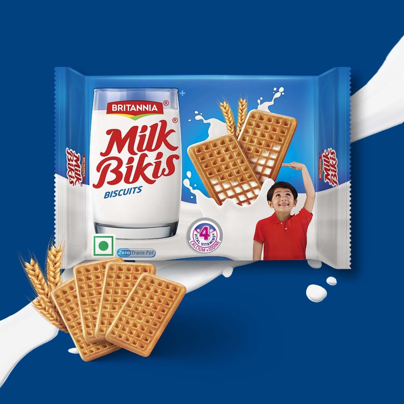 Try these delicious Britannia Milk Bikis Biscuits today