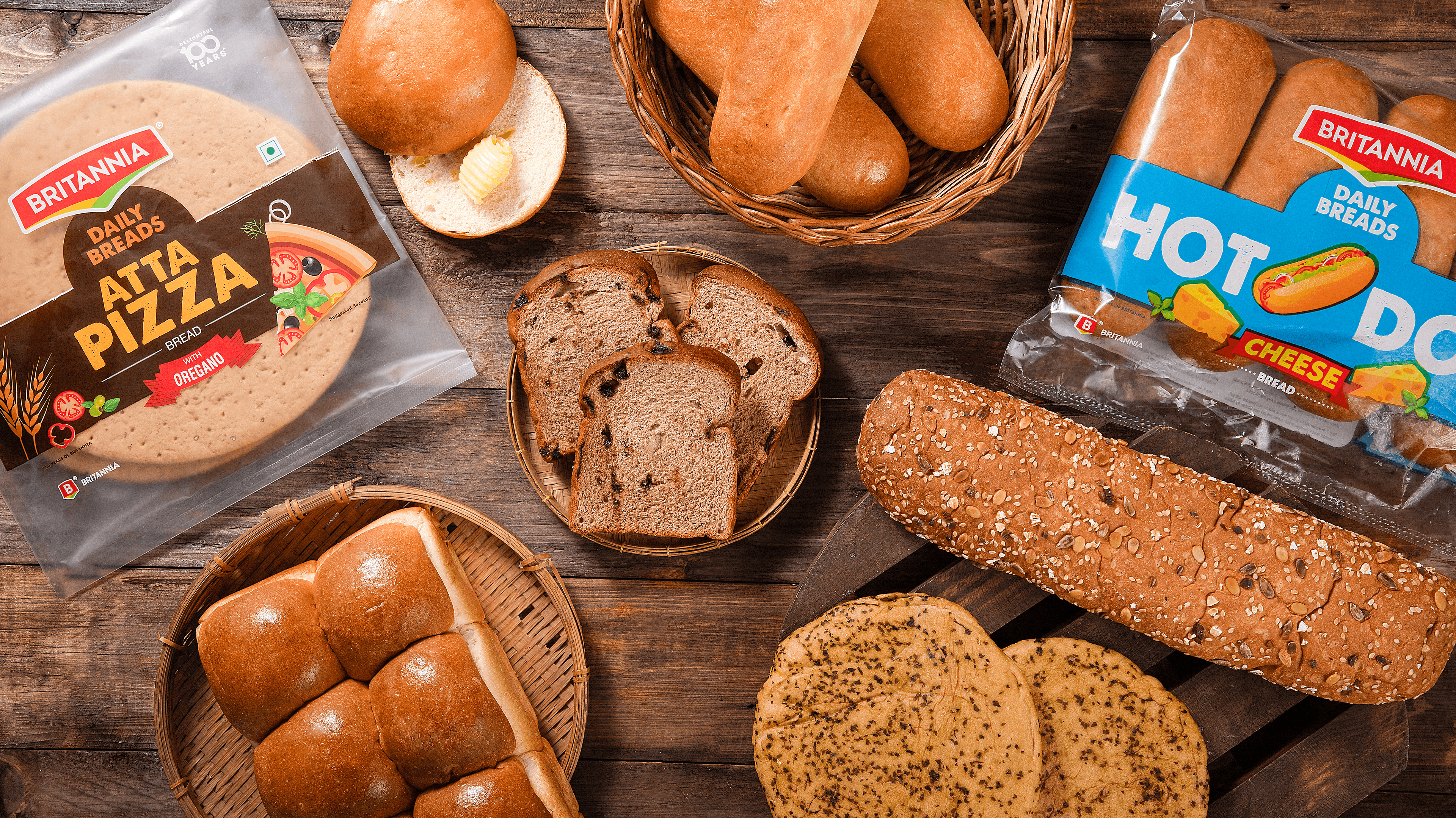 Britannia Different Variety of Gormet Breads