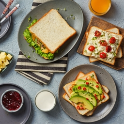 Britannia White Bread with Veggies