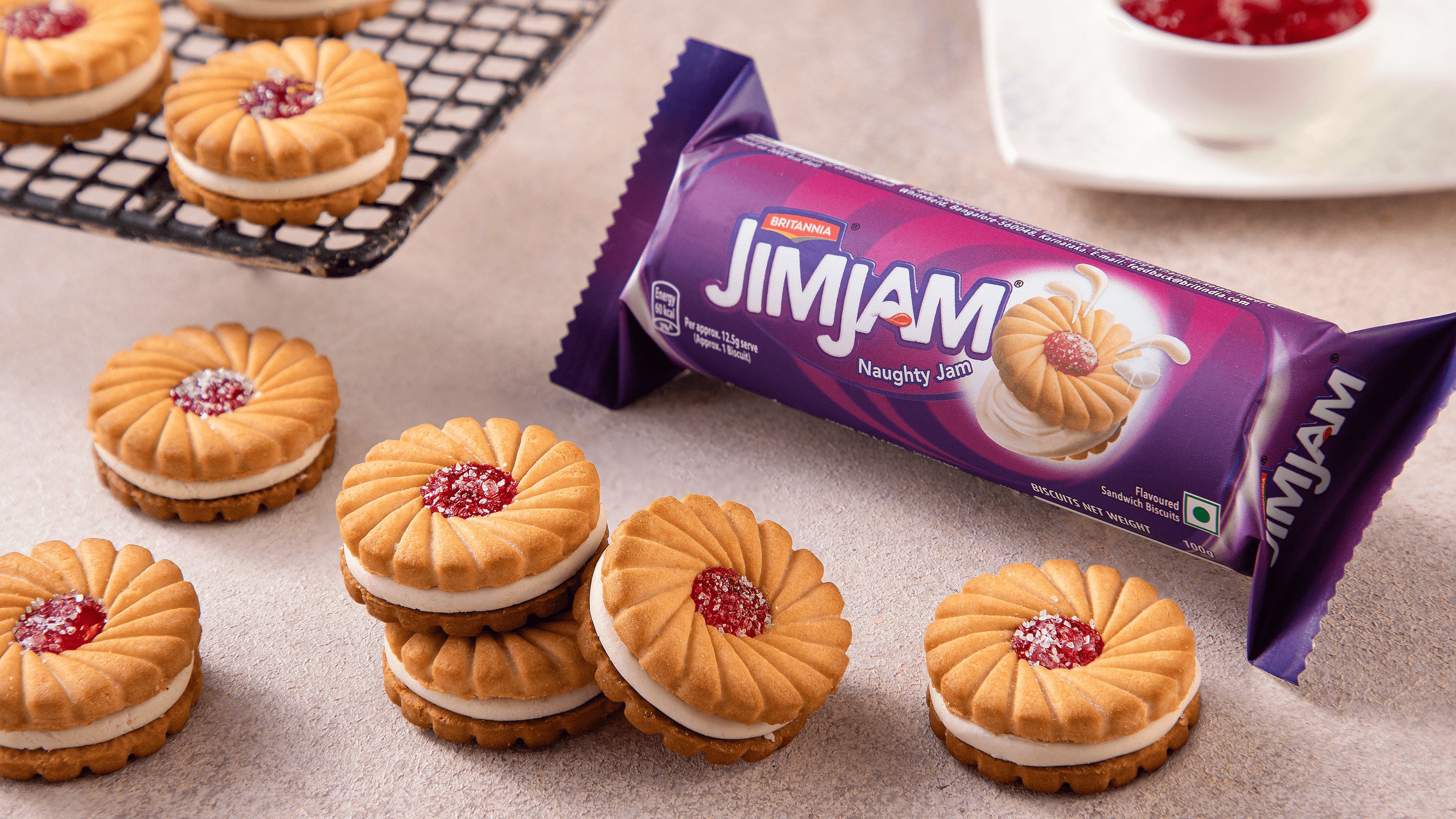 Britannia Jim Jam Biscuits