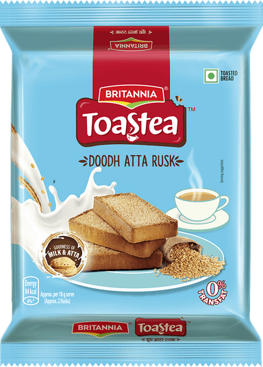 Britanni Toastea Doodh and Atta Milk Rusk